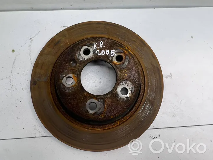 Opel Astra J Rear brake disc 