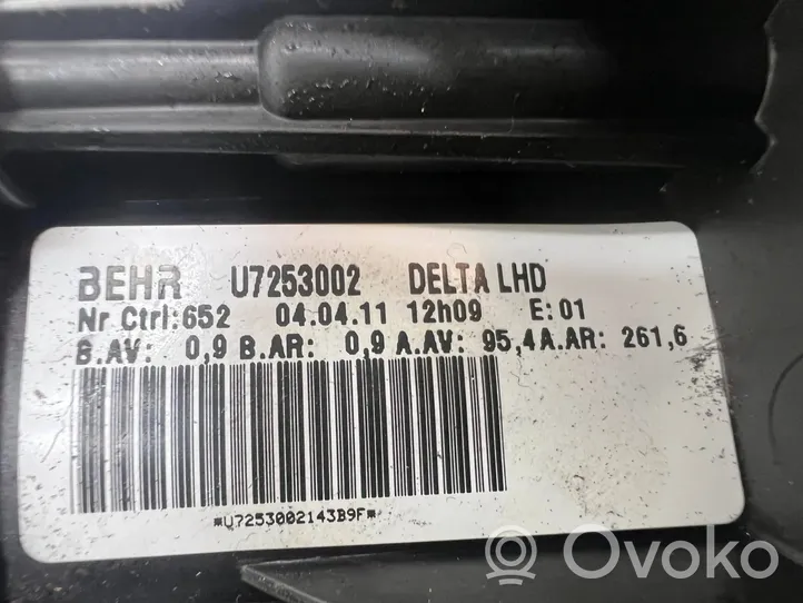 Opel Astra J Wentylator nawiewu / Dmuchawa 25020140