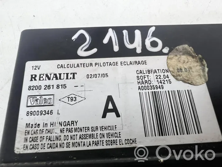 Renault Vel Satis Sterownik / Moduł świateł LCM 8200261815