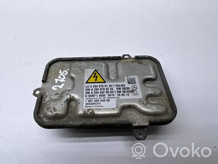 Mercedes-Benz C W204 Xenon valdymo blokas A2048700226