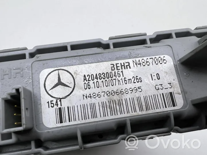 Mercedes-Benz C W204 Электрический радиатор печки салона A2048300461