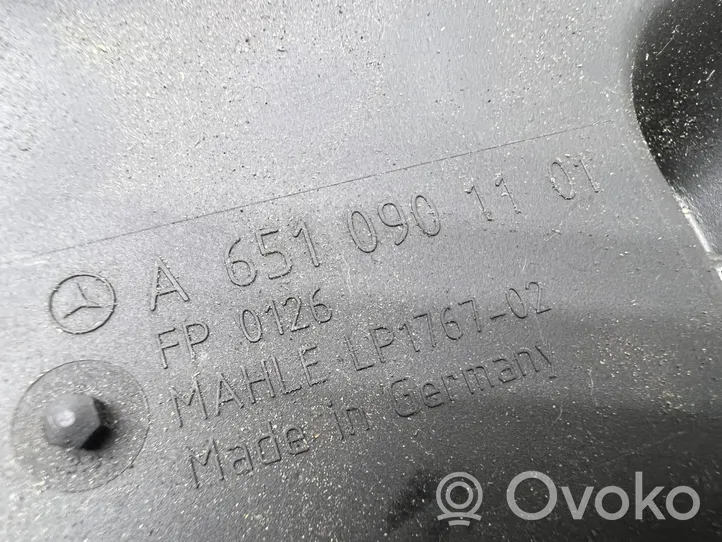 Mercedes-Benz C W204 Boîtier de filtre à air A6510901101