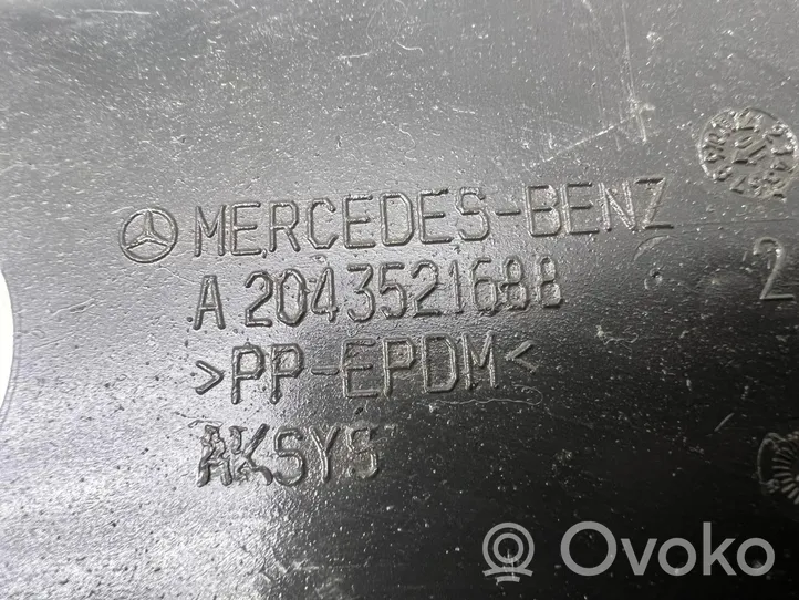 Mercedes-Benz C W204 Couvre soubassement arrière A2043521688