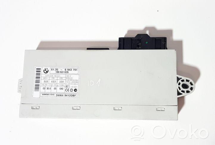 BMW 3 E90 E91 Kit centralina motore ECU e serratura 61356943791