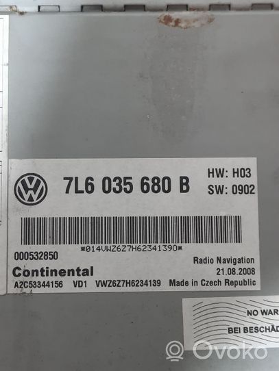 Volkswagen Touareg I Radio / CD/DVD atskaņotājs / navigācija 76G035680B