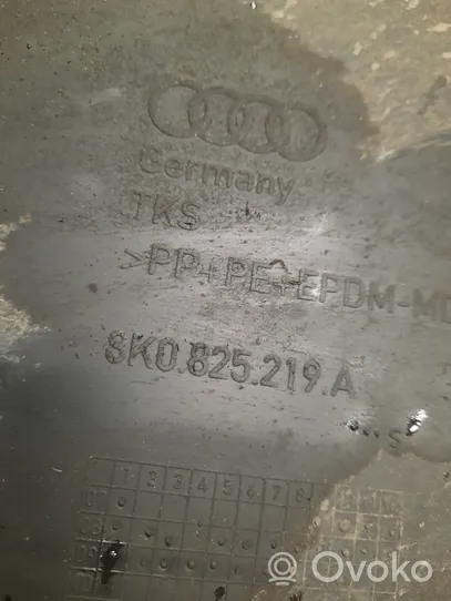 Audi A4 S4 B8 8K Dugno apsauga galinės važiuoklės 8K0825219A
