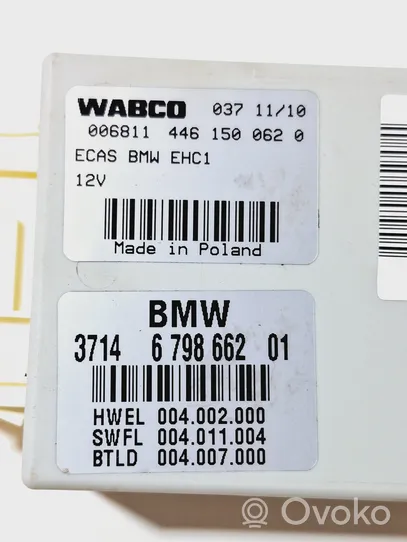 BMW 7 F01 F02 F03 F04 Módulo de control de la suspensión neumática (trasera) 37146798662