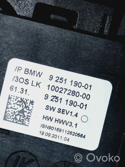 BMW 5 F10 F11 Gear selector/shifter (interior) 61319251190