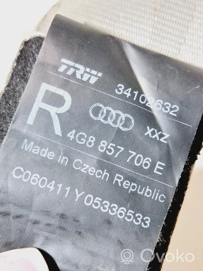 Audi A7 S7 4G Etuistuimen turvavyö 4G8857706E