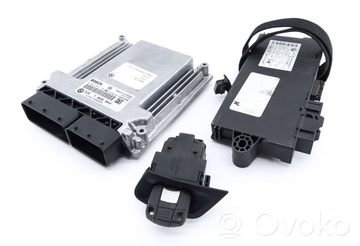 BMW 5 E60 E61 Komputer / Sterownik ECU i komplet kluczy 7809944