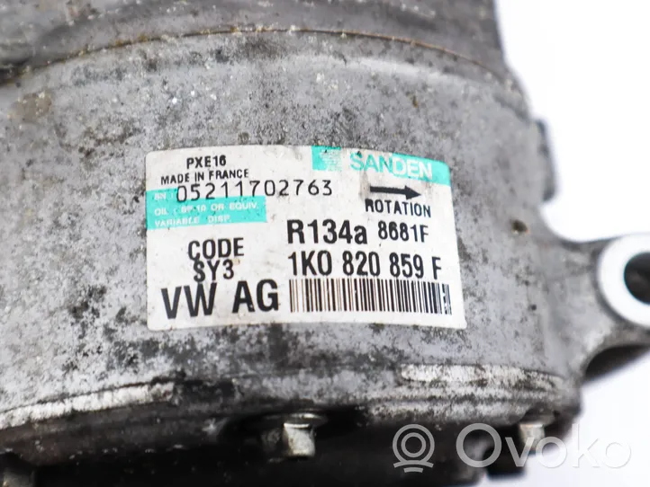 Audi A3 S3 A3 Sportback 8P Air conditioning (A/C) compressor (pump) 1K0820859F