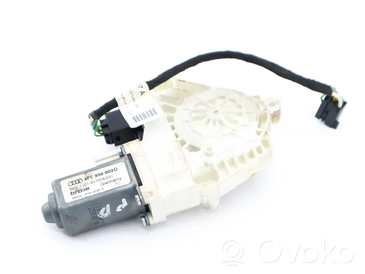 Audi A6 Allroad C6 Front door window regulator motor 4F0959802D