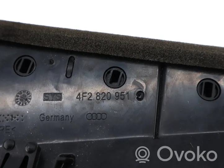 Audi A6 Allroad C6 Kojelaudan keskiosan tuuletussuuttimen ritilä 4F2820951