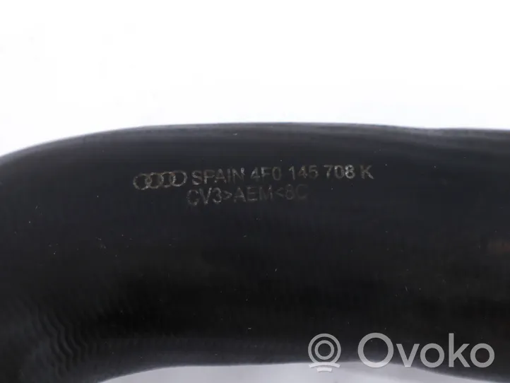 Audi A6 Allroad C6 Tube d'admission de tuyau de refroidisseur intermédiaire 4F0145708K