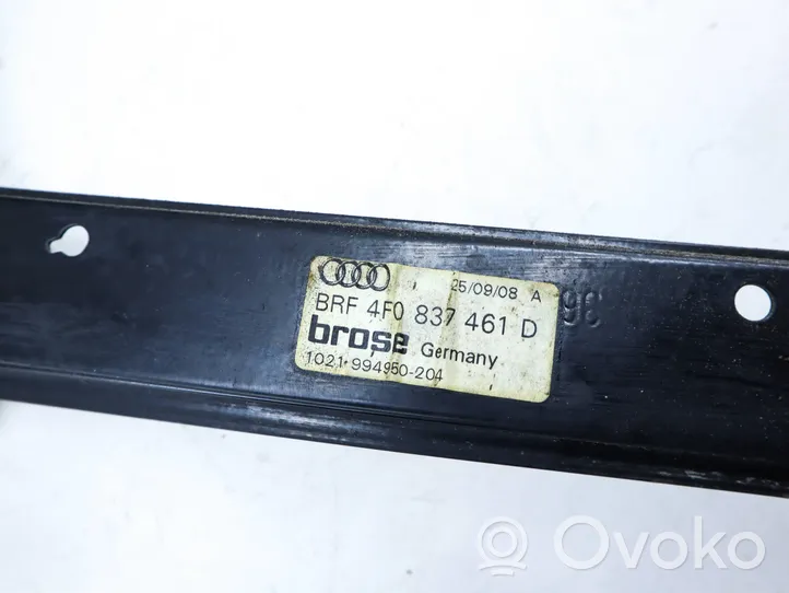 Audi A6 S6 C6 4F Priekinių durų stiklo rėmas 4F0837629