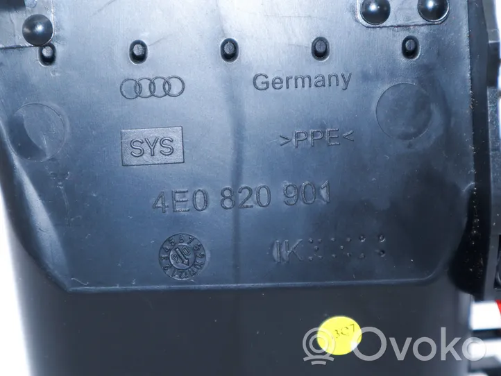 Audi A8 S8 D3 4E Copertura griglia di ventilazione laterale cruscotto 4E0820901