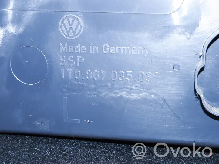 Volkswagen Touran I Boczek / Tapicerka / bagażnika 1T0867035