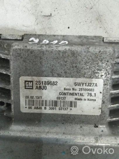 Chevrolet Orlando Sterownik / Moduł ECU 25189682