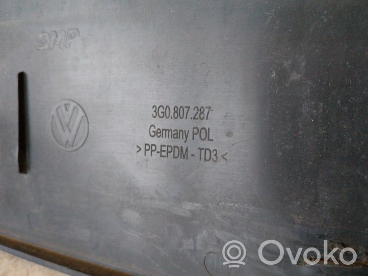 Volkswagen PASSAT B8 Numerių laikiklis 3G0807287