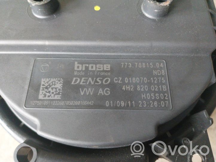 Audi A6 S6 C7 4G Ventola riscaldamento/ventilatore abitacolo CZ0160701275