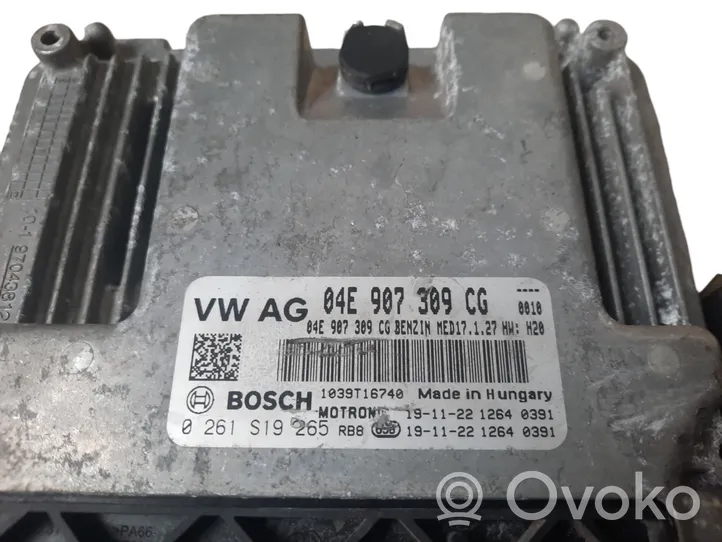 Volkswagen PASSAT B8 Kit centralina motore ECU e serratura 04E907309CG