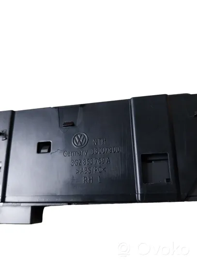 Volkswagen PASSAT B8 Botón interruptor de luz de peligro 3G2853769A