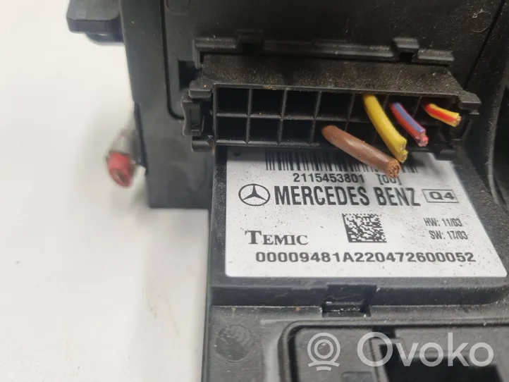 Mercedes-Benz E W211 Centralina SAM A2115453801