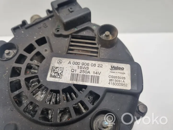 Mercedes-Benz S W222 Alternator A0009060822