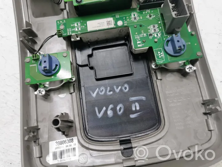 Volvo V60 Panel oświetlenia wnętrza kabiny 