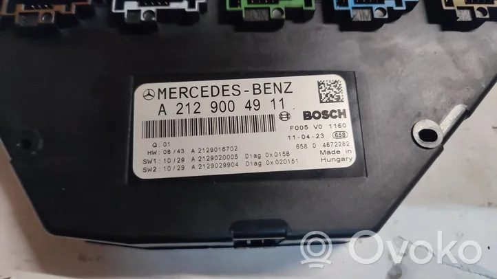 Mercedes-Benz E C207 W207 Muut ohjainlaitteet/moduulit A2129004911