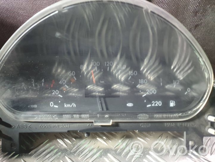 Mercedes-Benz A W168 Compteur de vitesse tableau de bord A1685403911