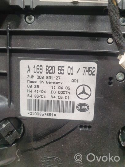 Mercedes-Benz A W169 Illuminazione sedili anteriori A1698205501