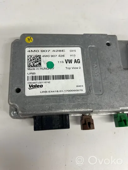 Audi A4 S4 B9 Camera control unit module 4M0907428E