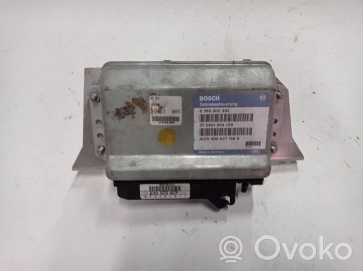 Audi A8 S8 D3 4E Module de contrôle de boîte de vitesses ECU 4D0927156A