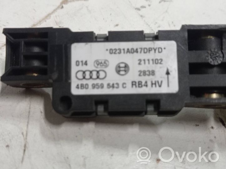 Audi A6 S6 C5 4B Czujnik uderzenia Airbag 4B0959643C