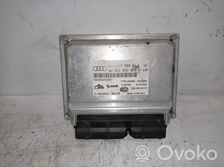 Audi A8 S8 D3 4E Pakabos valdymo blokas 4E0907553E