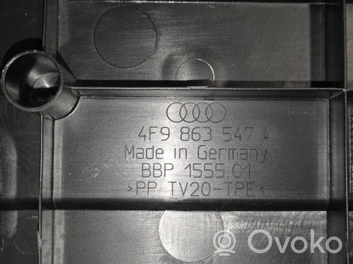 Audi A6 S6 C6 4F Tappeto di rivestimento del fondo del bagagliaio/baule 4F9863547A