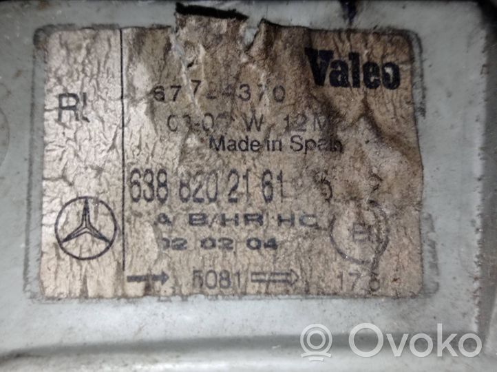 Mercedes-Benz Vito Viano W638 Передняя фара 6388202161