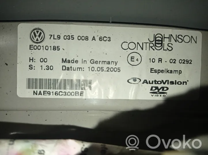 Volkswagen Touareg I Écran d'affichage supérieur 7L9035008A