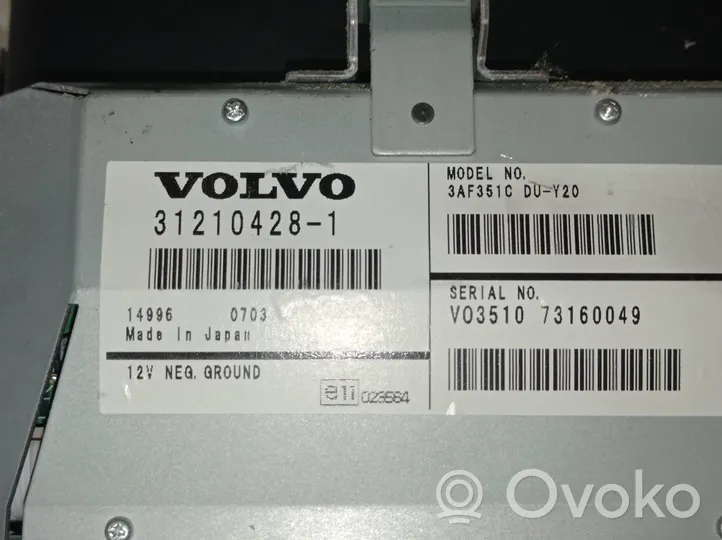 Volvo V70 Navigation unit CD/DVD player 312104281