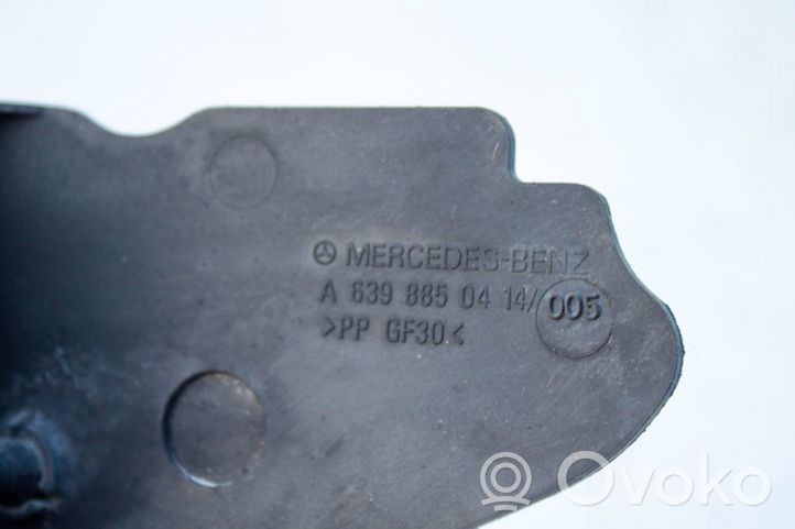 Mercedes-Benz Vito Viano W639 Staffa di rinforzo montaggio del paraurti anteriore A6398850414