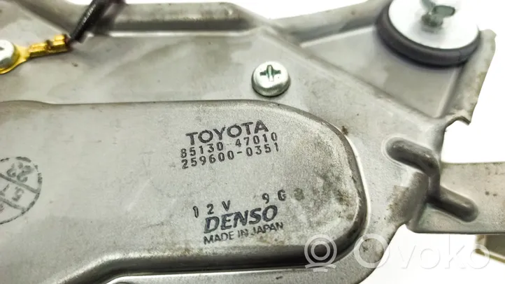 Toyota Prius (XW20) Motorino del tergicristallo del lunotto posteriore 8513047010