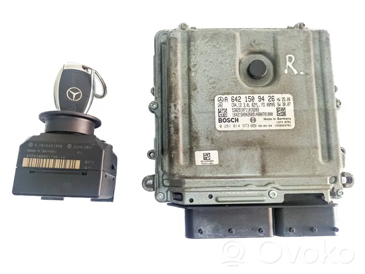 Mercedes-Benz R W251 Komputer / Sterownik ECU i komplet kluczy A6421509426