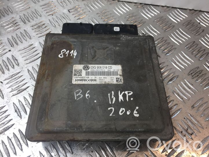 Volkswagen PASSAT B6 Sterownik / Moduł ECU 03G906018CD