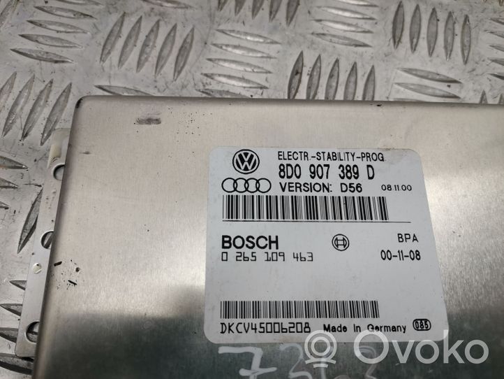 Volkswagen PASSAT B5.5 Stabdžių sistemos valdymo blokas 8D0907389D