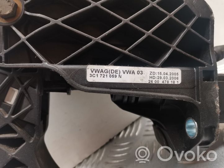 Volkswagen PASSAT B6 Pedał sprzęgła 3C1721059N