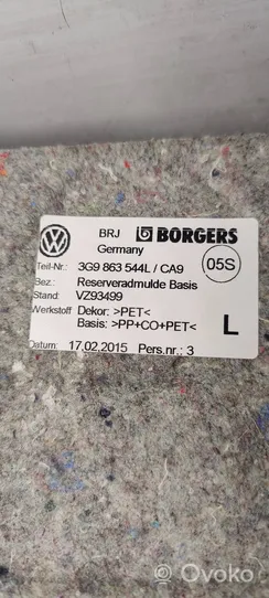 Volkswagen PASSAT B8 Wykładzina podłogowa bagażnika 3G9863544L