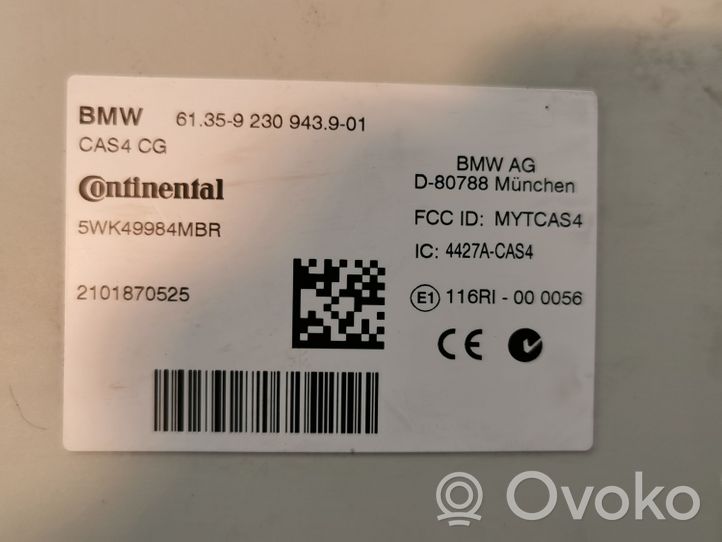 BMW 7 F01 F02 F03 F04 Kit calculateur ECU et verrouillage 8570593