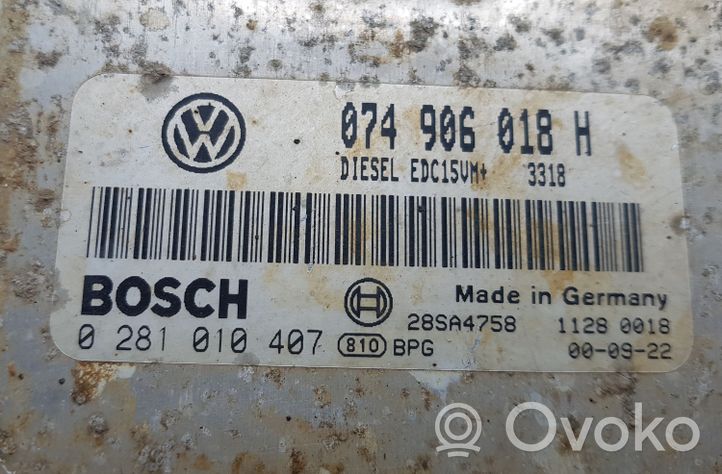 Volkswagen II LT Sterownik / Moduł ECU 0281010407