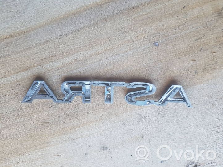 Opel Astra G Valmistajan merkki/mallikirjaimet 